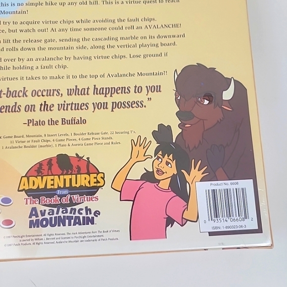 Vintage Adventures From The Book Of Virtues: Avalanche Mountain Board Game - Picture 7 of 8
